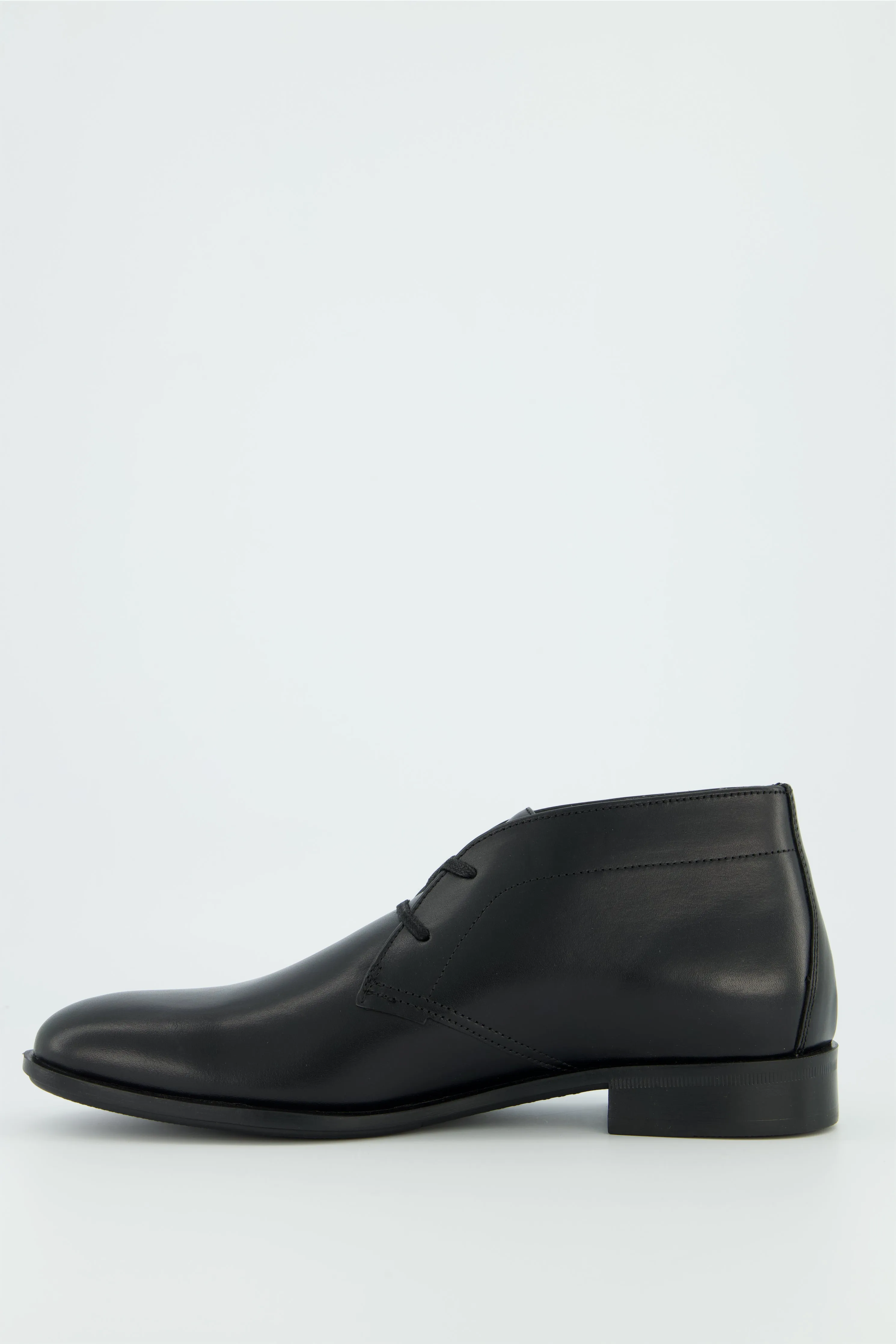 Men's BOSS Black Colby_Desb_bu Black Leather Dress Shoes