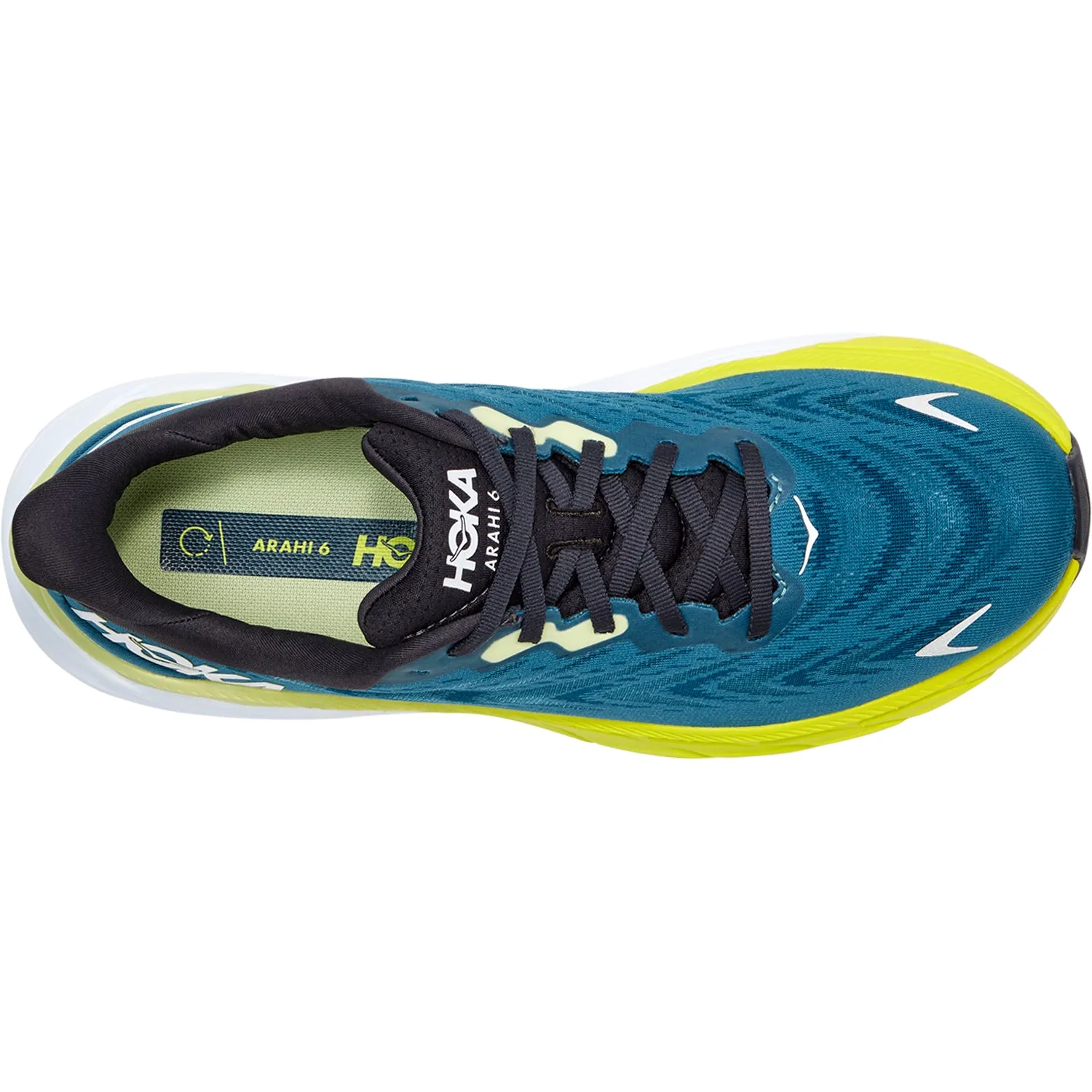 Men's Hoka Arahi 6 Blue Graphite/Blue Coral Mesh