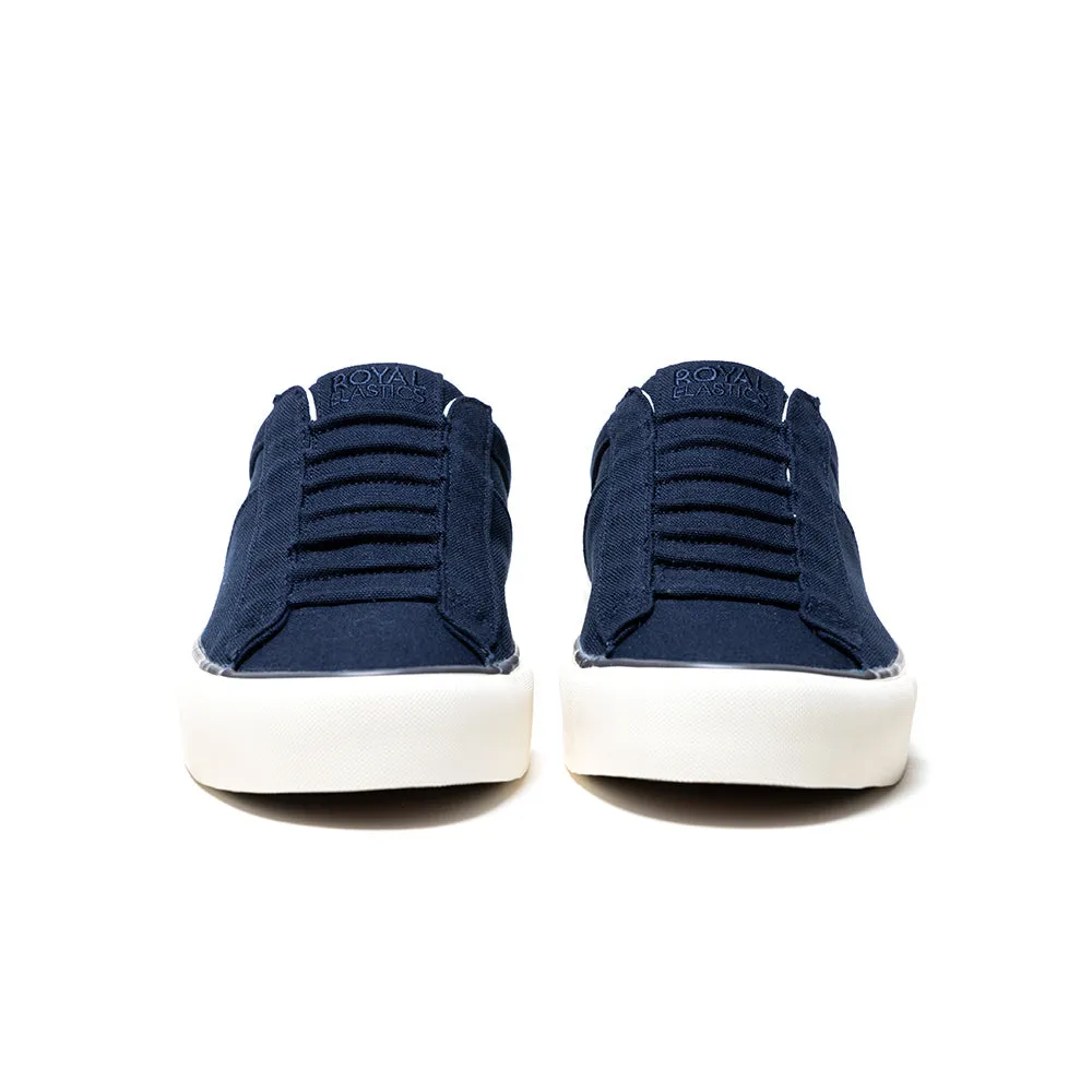 Men's Icon V Navy Blue Canvas Sneakers 00432-555