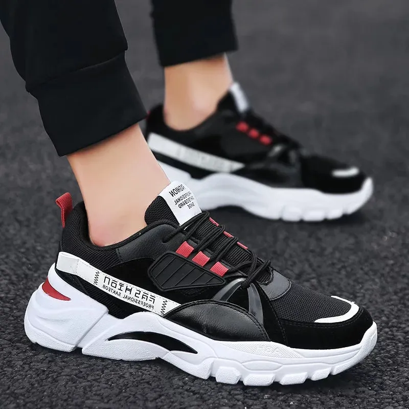 Men's Vulcanize Shoes Mesh Breathable Sports Sneakers B608