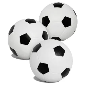 Mini Soft Toddler Soccer Ball, 3 Pack | 4 3/4" Mini Soccer Balls for Toddlers & Babies