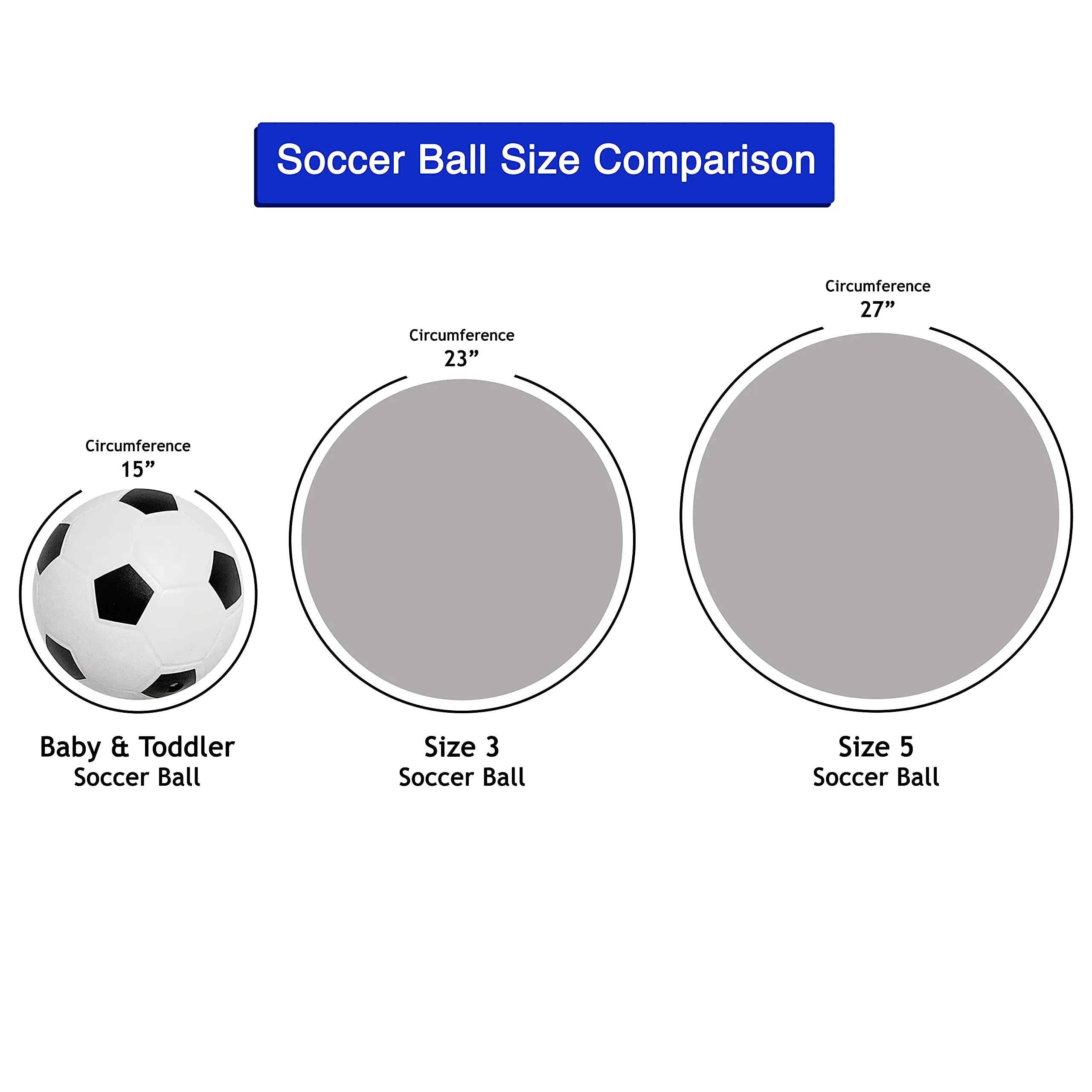 Mini Soft Toddler Soccer Ball, 3 Pack | 4 3/4" Mini Soccer Balls for Toddlers & Babies