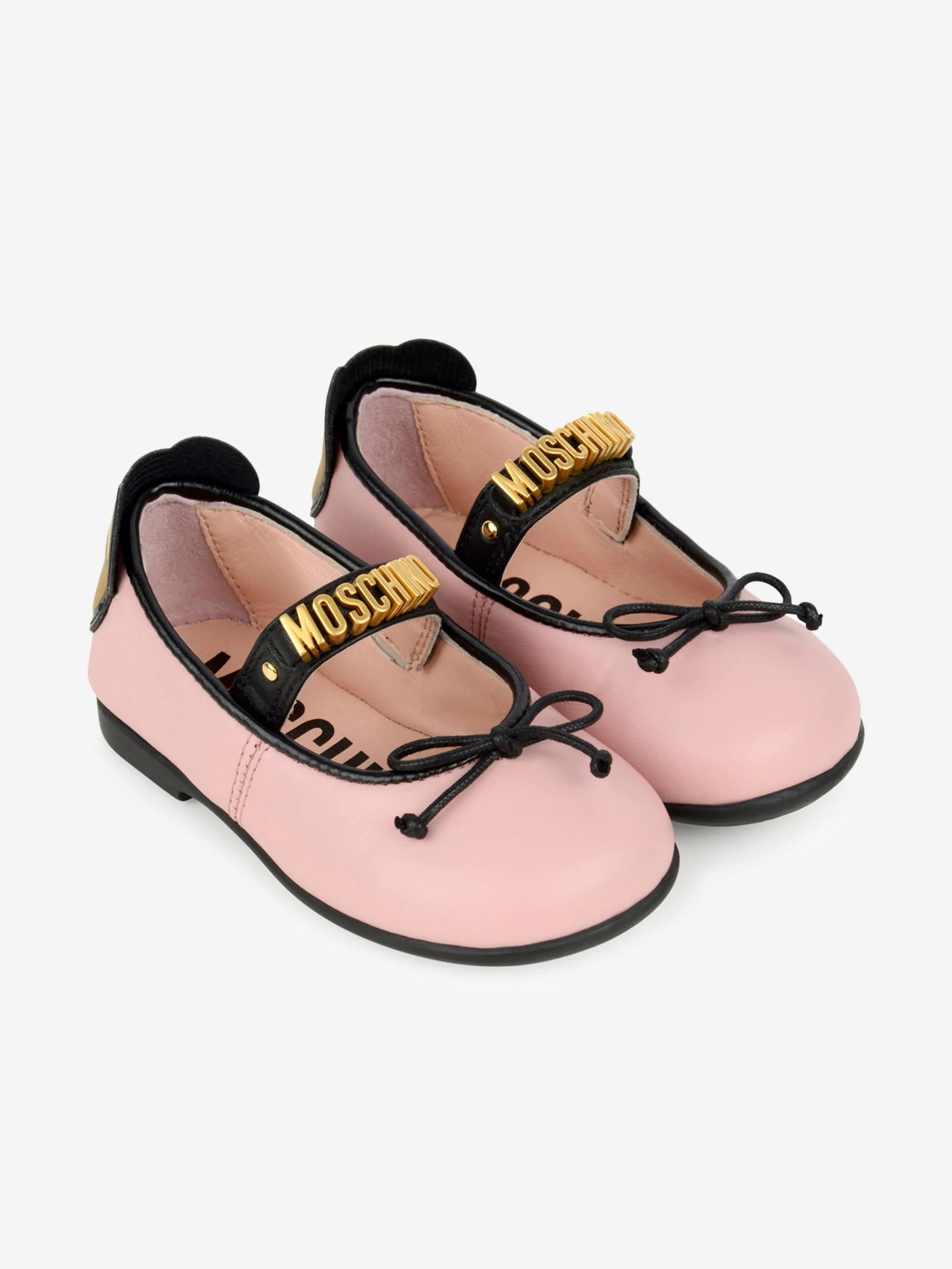 Moschino Girls Shoes - Leather Teddy Shoes