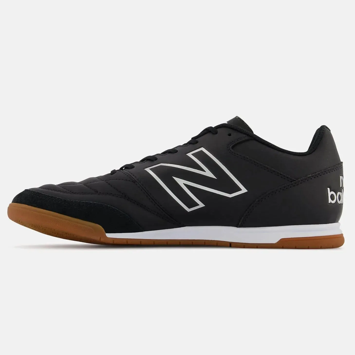 New Balance 442 V2 Team Indoor 2E Wide - Black-White