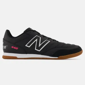 New Balance 442 V2 Team Indoor 2E Wide - Black-White