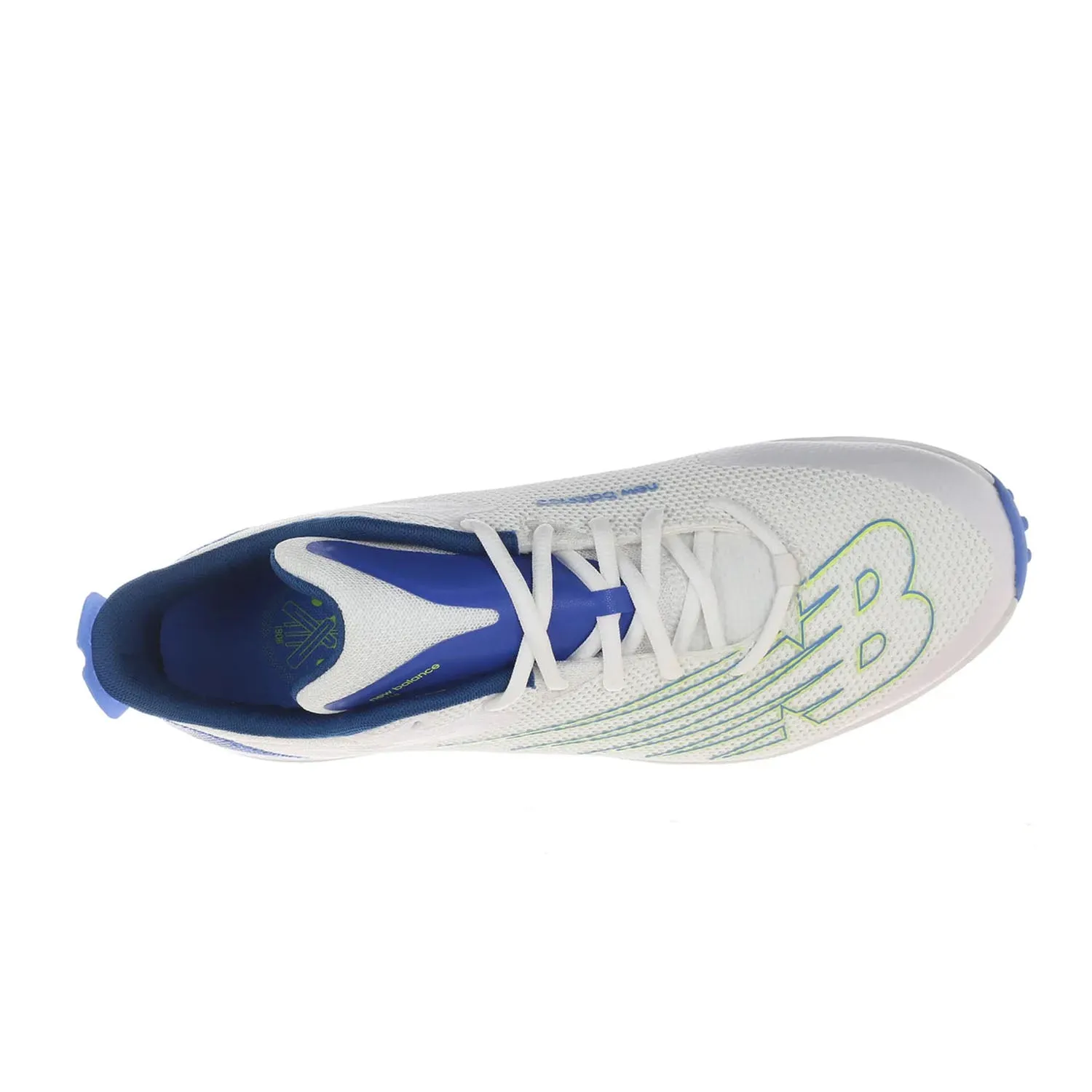 New Balance CK10R5 Metal Spike Cricket Shoe, White