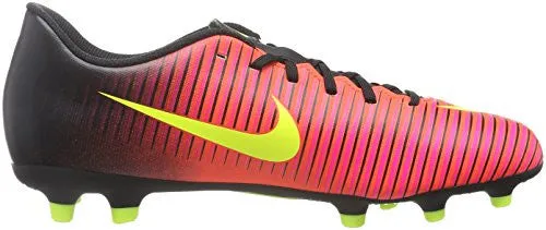 Nike Men's Mercurial Vortex III FG Total Crimson/Vlt Blk Pnk Blst Soccer Cleat 10.5 Men US