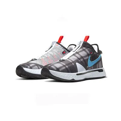 Nike PG 4 Paul George Plaid Football Grey