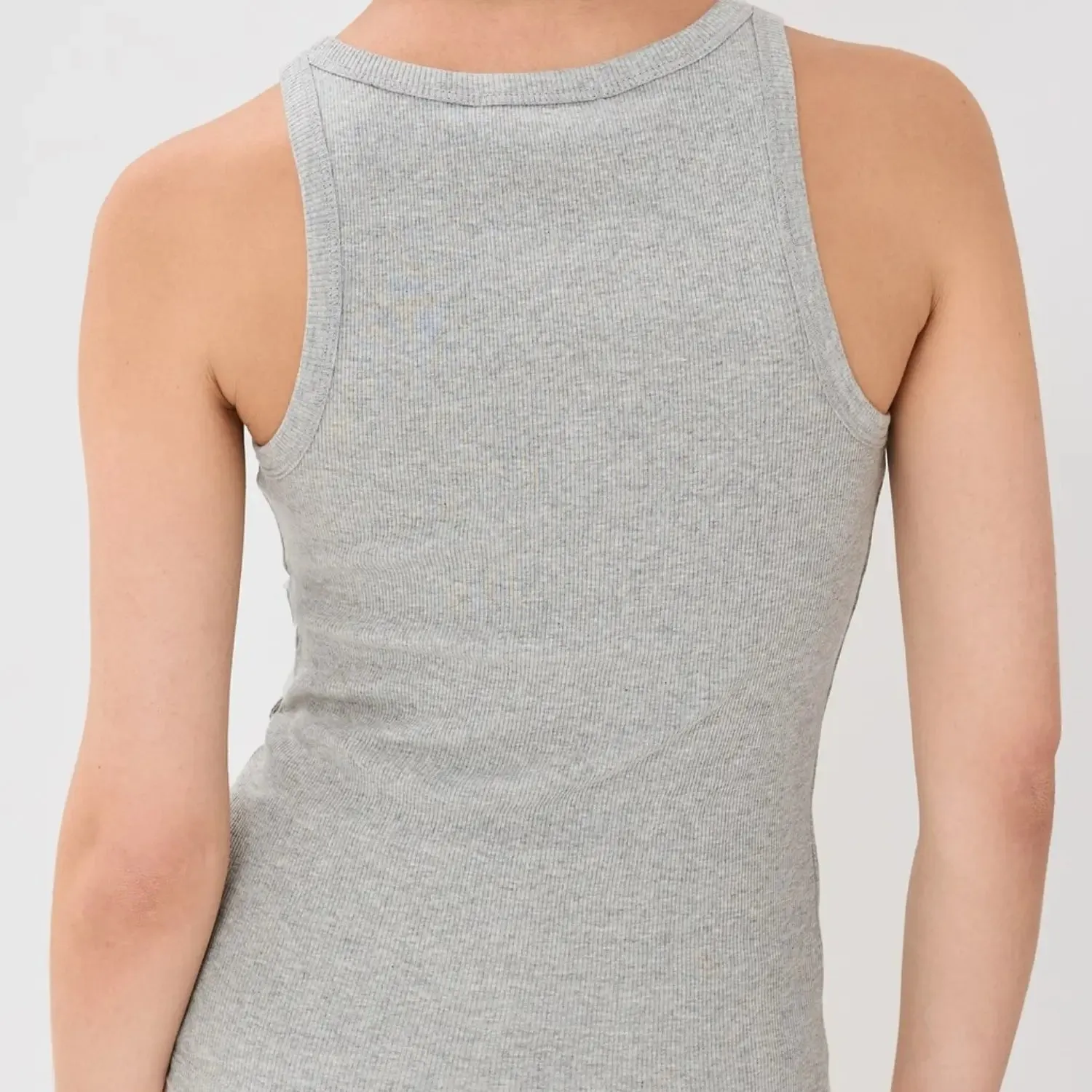 Nili Lotan - Jennifer Rib tank in Heather grey