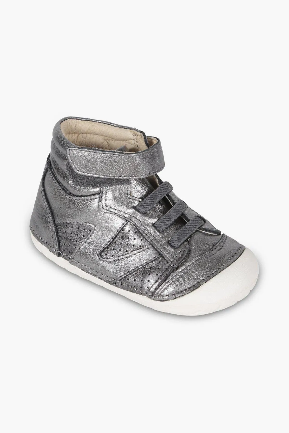 Old Soles Pave Cheer Baby Shoes - Rich Silver