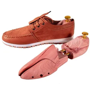 Olive | Adjustable Cedar Shoe Trees Red Wooden Shoe Stretcher for Men