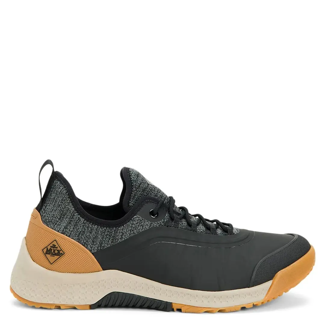 Outscape Waterproof Lace Up Shoe - Black/Tan by Muckboot