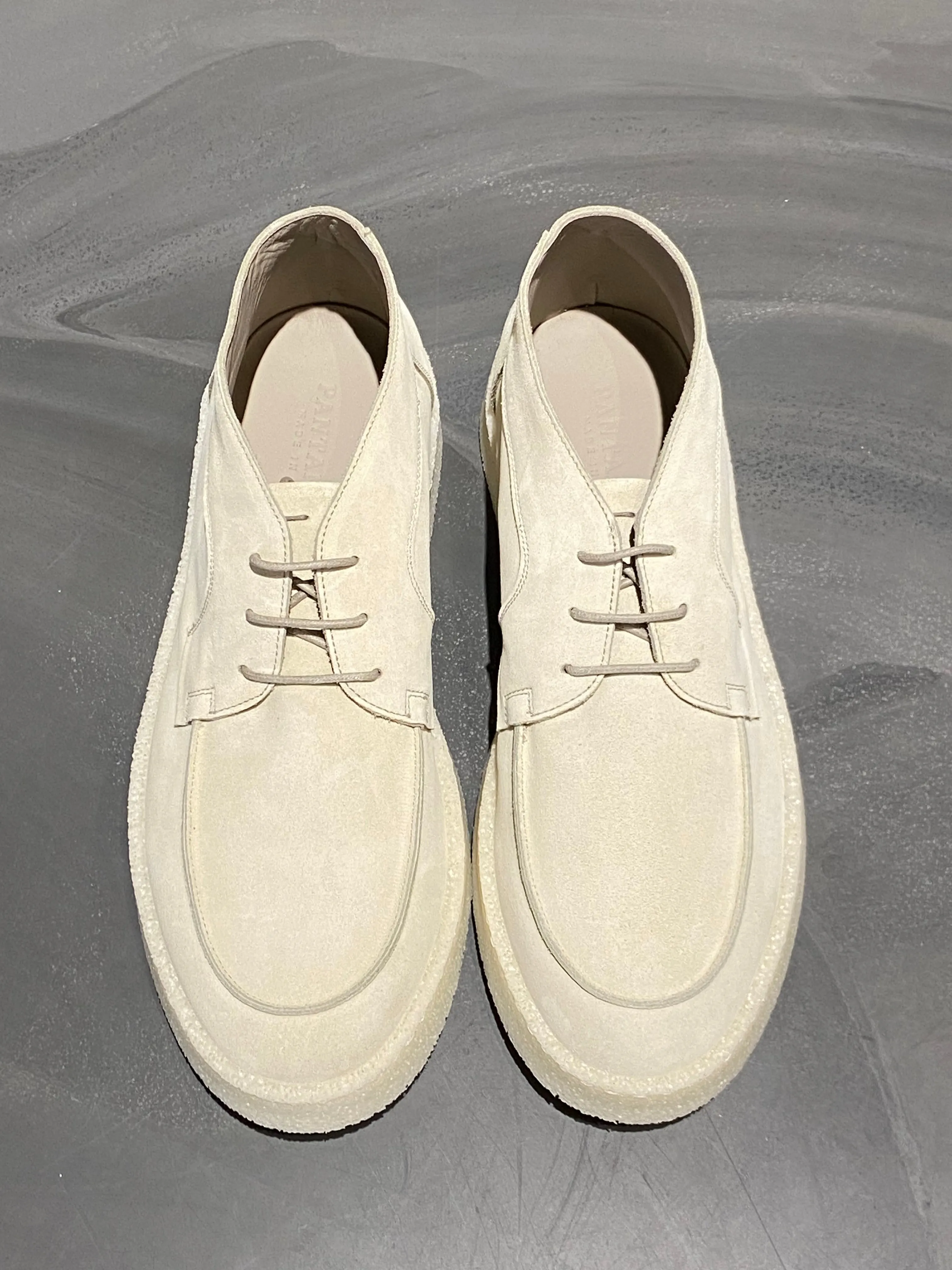 PANTANETTI LIGHTWEIGHT CHUKKA SUEDE OFF WHITE