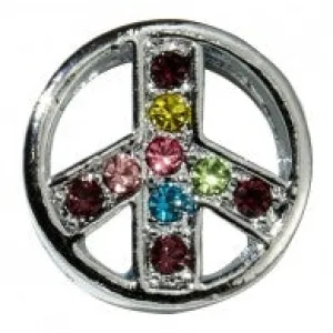 Peace Sign Slide Charm