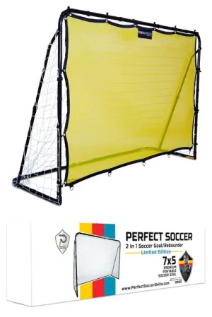 Perfect Soccer Goal & Rebounder 2-in-1