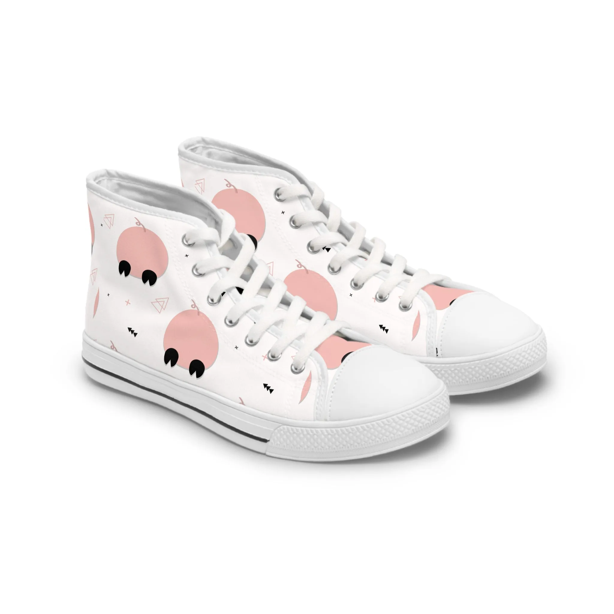 Pig Feet Women's High Top Sneakers