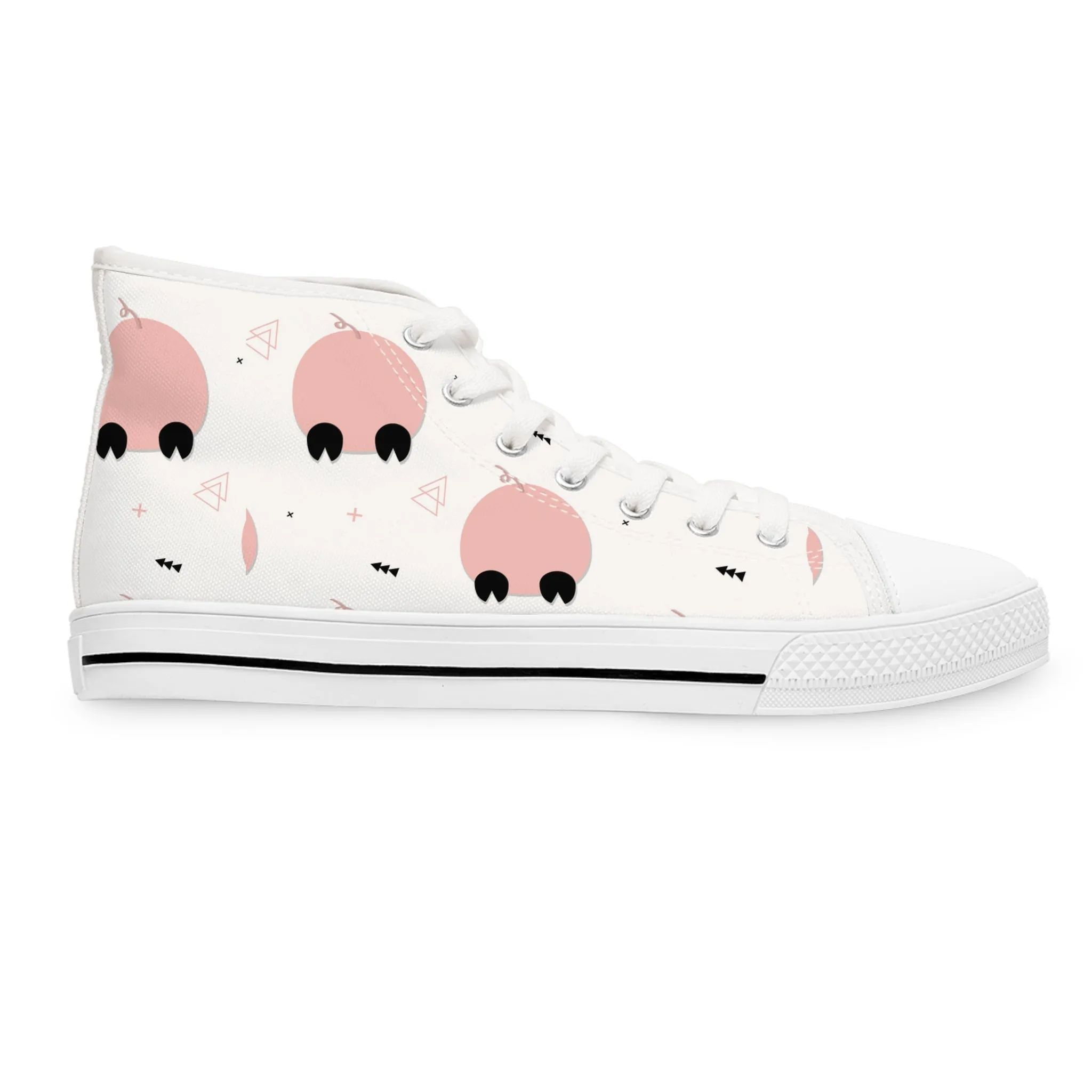 Pig Feet Women's High Top Sneakers