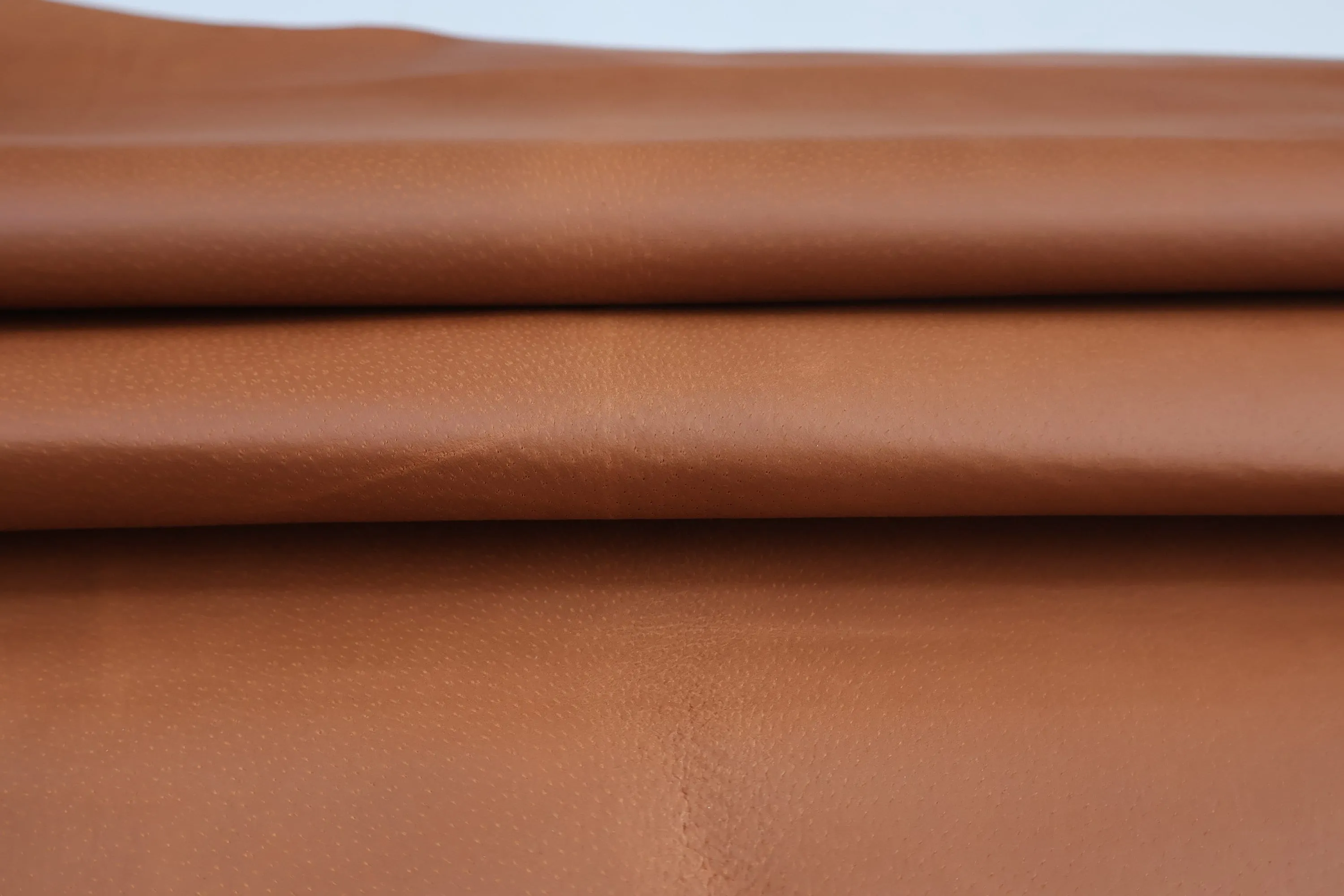 Pig leather for lining, Genuine pigskin leather sheets soft and thin resin finished, thick 0,6mm (1 1/2 oz)