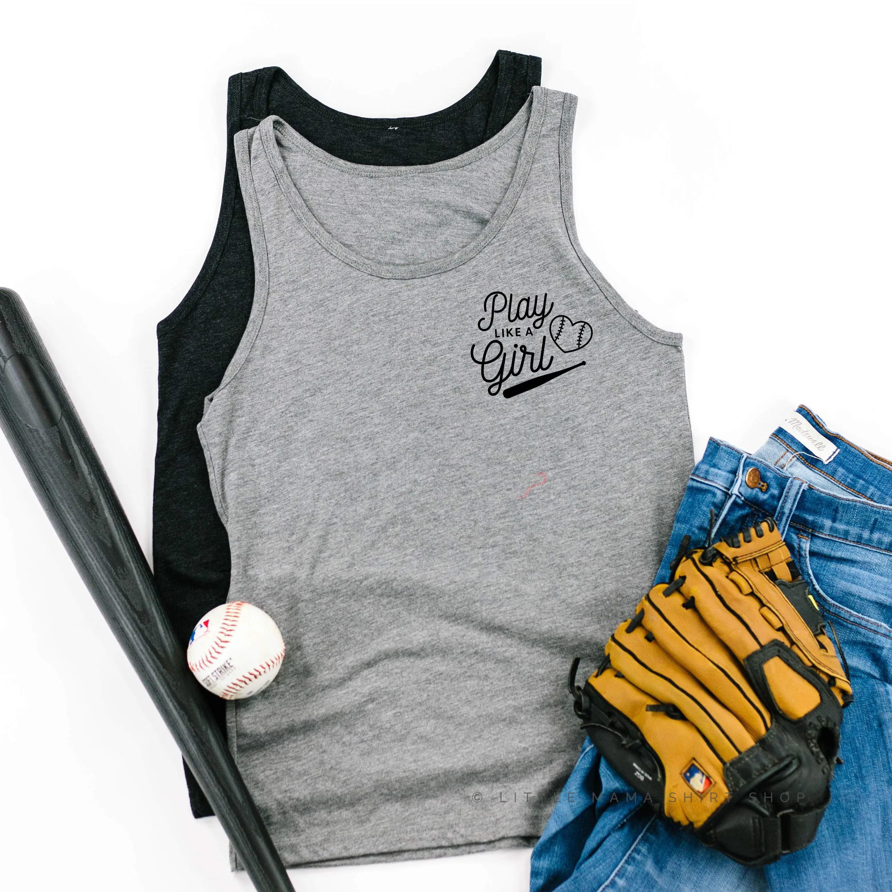 Play Like A Girl - Unisex Jersey Tank