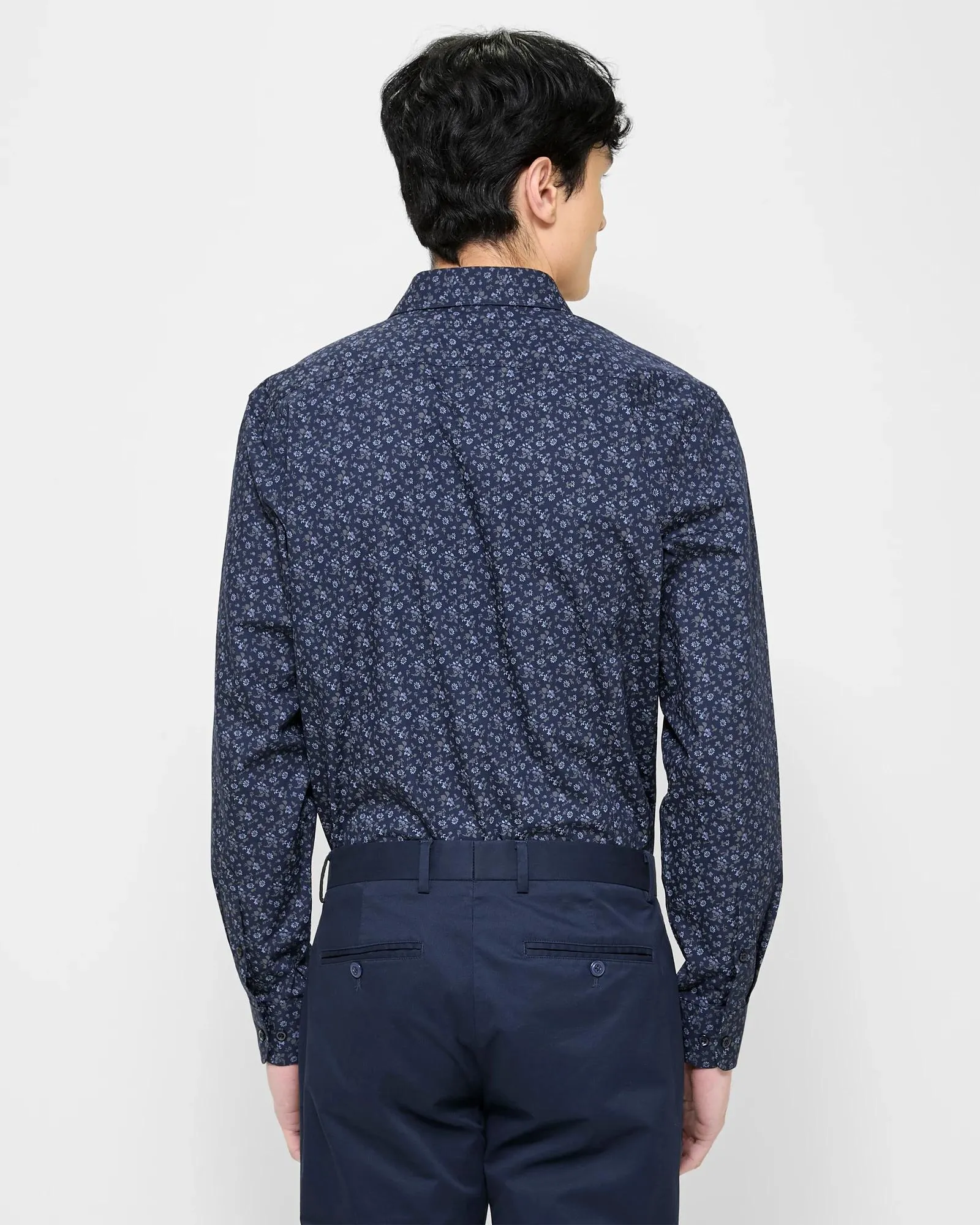 popular  Long Sleeve Floral Print Shirt - Preview