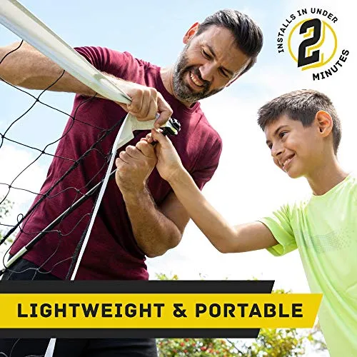 Portable Soccer Goal Lightweight Preconnected Premium Equipment 12'x6' Feet