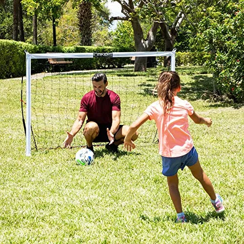 Portable Soccer Goal Lightweight Preconnected Premium Equipment 12'x6' Feet