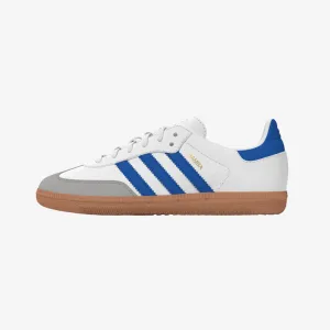 preschool adidas samba og (white/blue/gum)