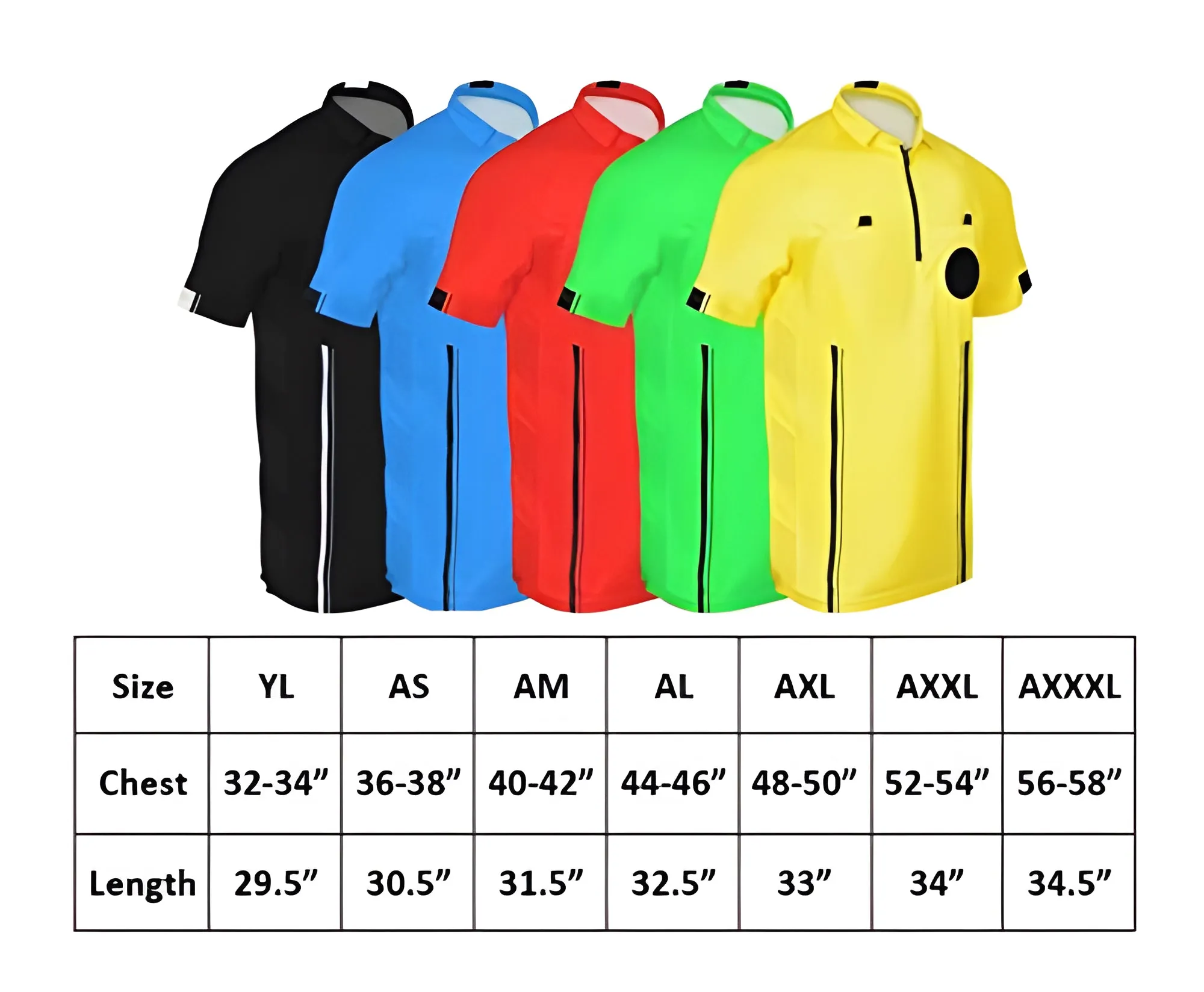 Pro Soccer Referee Uniform – 11 Piece Complete Referee Kit