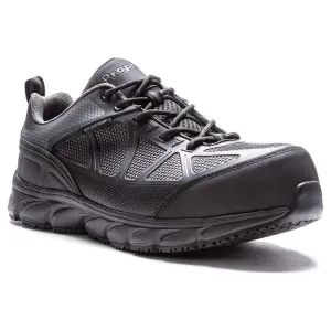 Propet Men's Seeley II Work Shoes Black/Grey