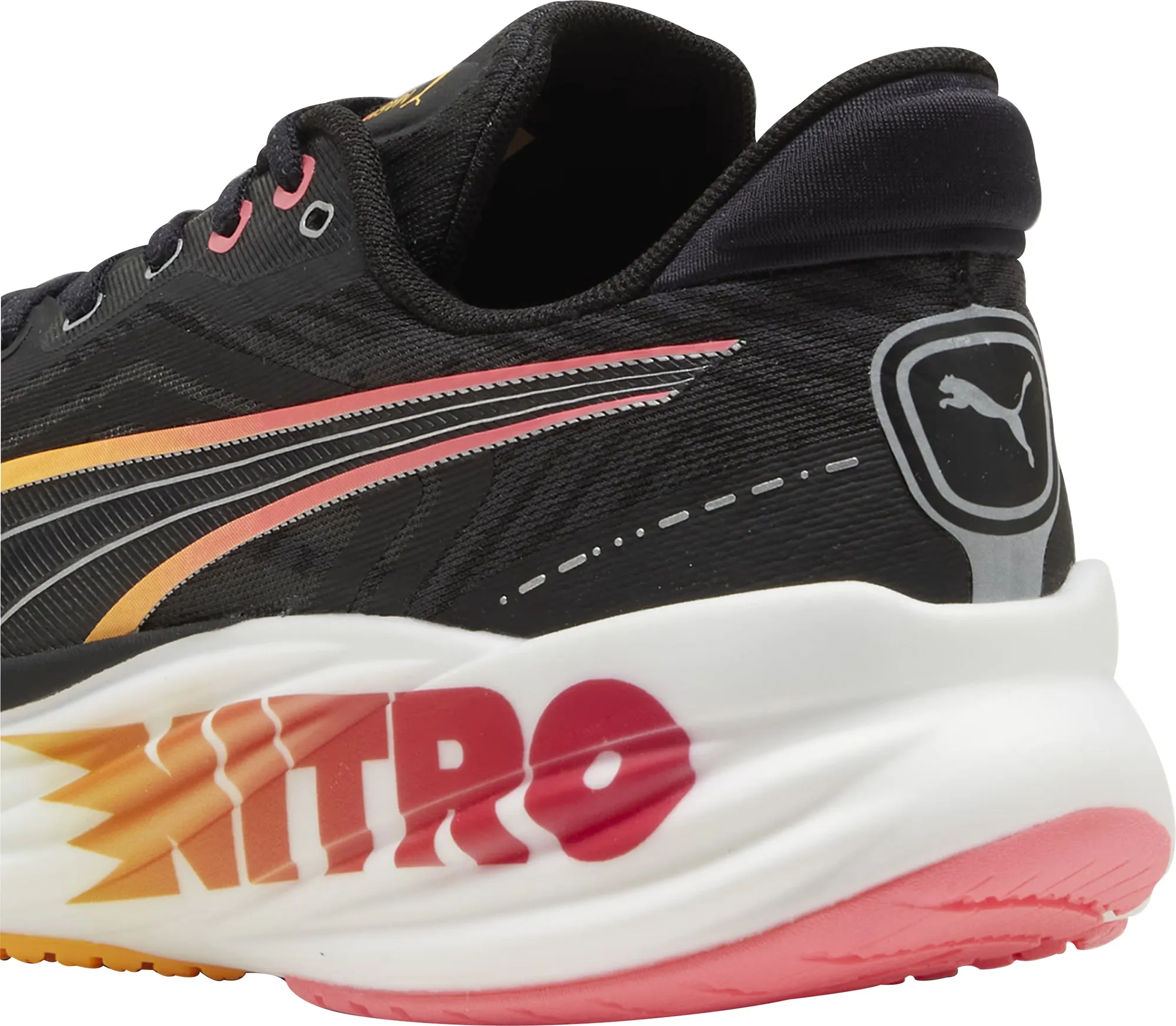 Puma Magnify Nitro 2 Tech Mens Running Shoes - Black