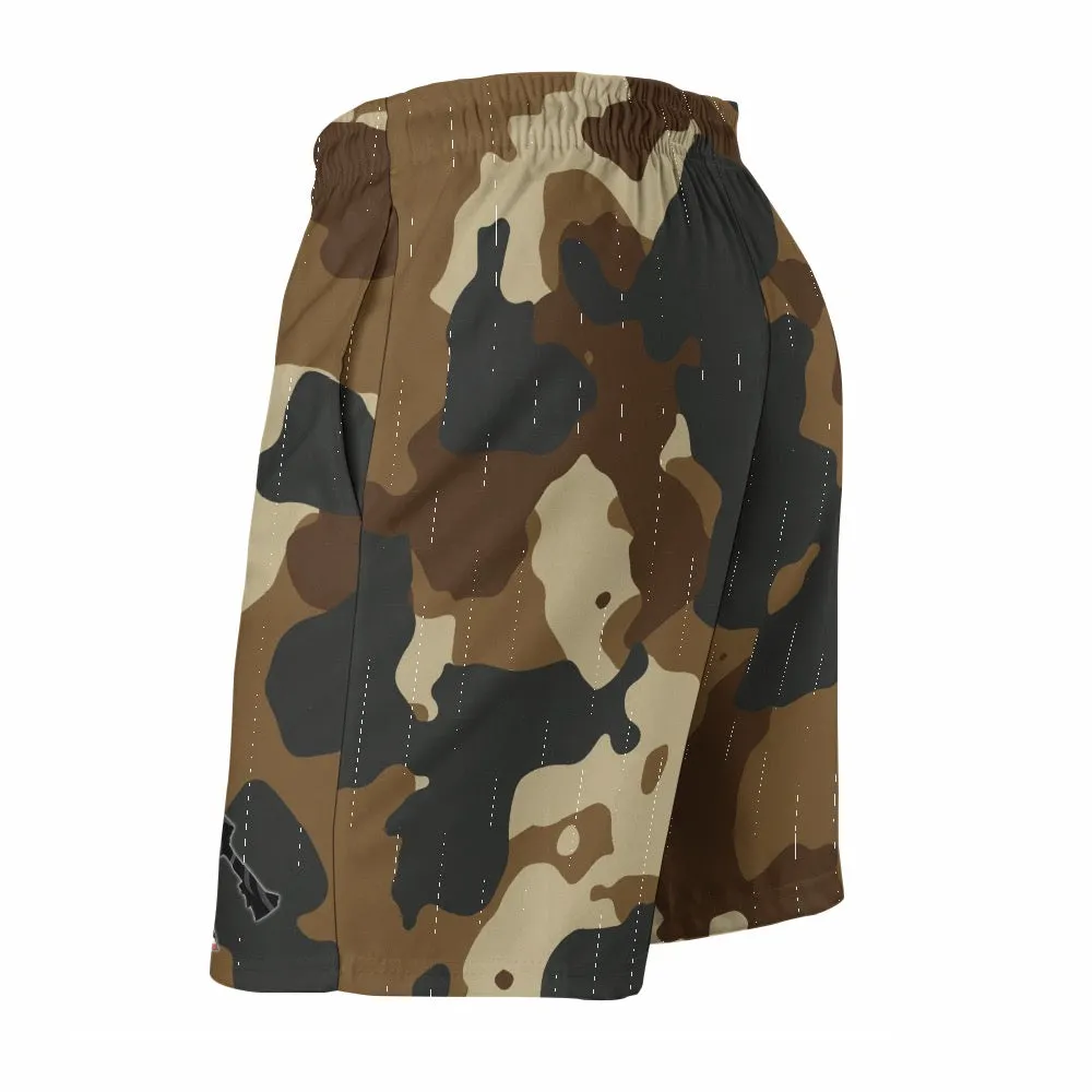 #rr6 Cocknload Camo with USA /gun print Men's casual beach shorts