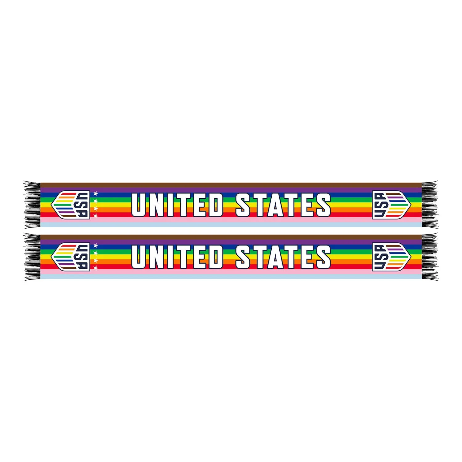 Ruffneck USA Duo Pride Striped Scarf