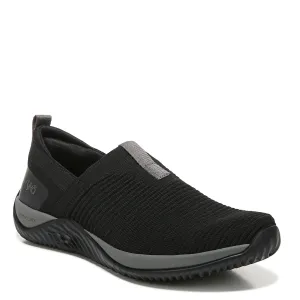 Ryka Women's Echo Knit Slip-On Sneaker Black/Grey