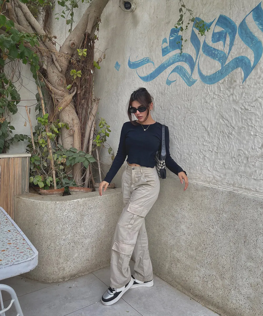 Safari Chic Beige | Cargo Pants | Woman | BTS Vol. 2 | Weave Wardrobe