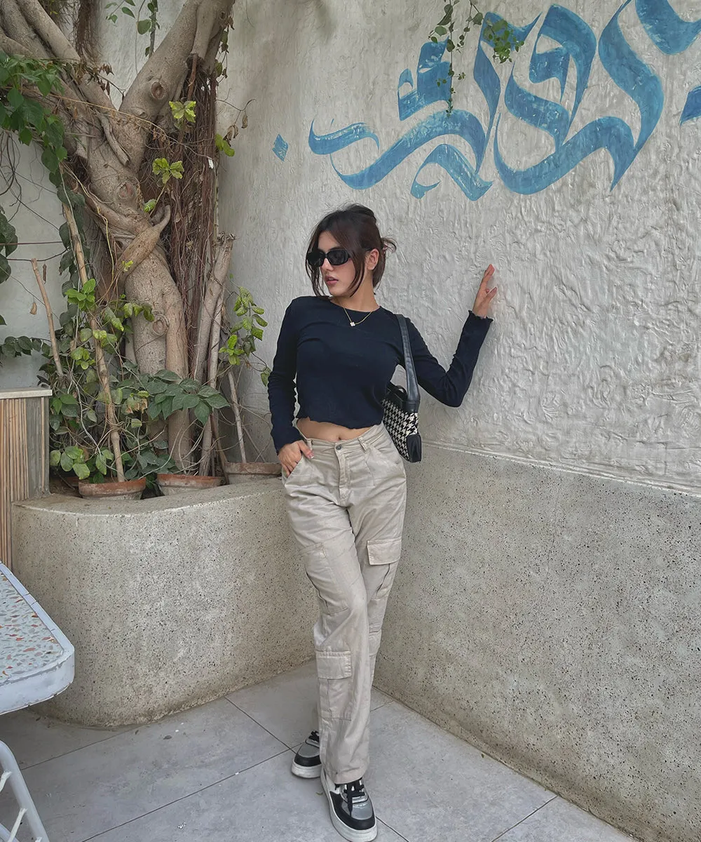 Safari Chic Beige | Cargo Pants | Woman | BTS Vol. 2 | Weave Wardrobe