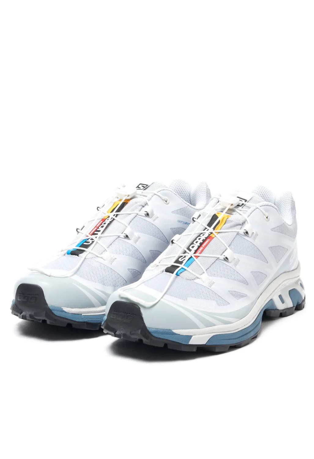 Salomon XT-6 Trainers - Arctic Ice/China Blue/Lunar Rock