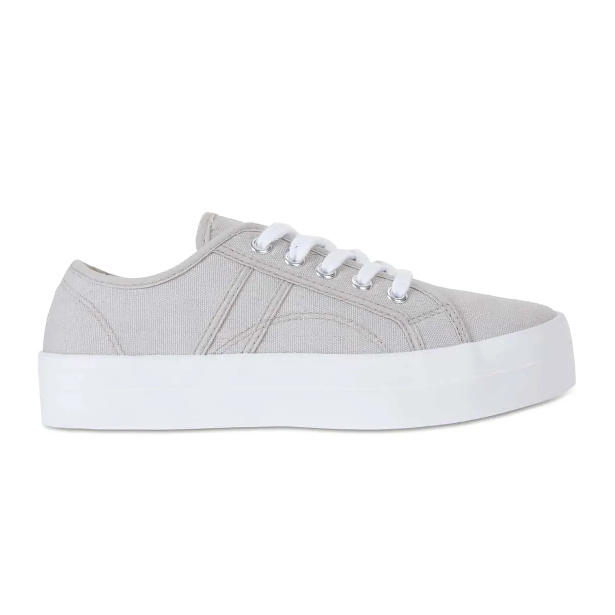 Scott Sneaker in Grey Canvas