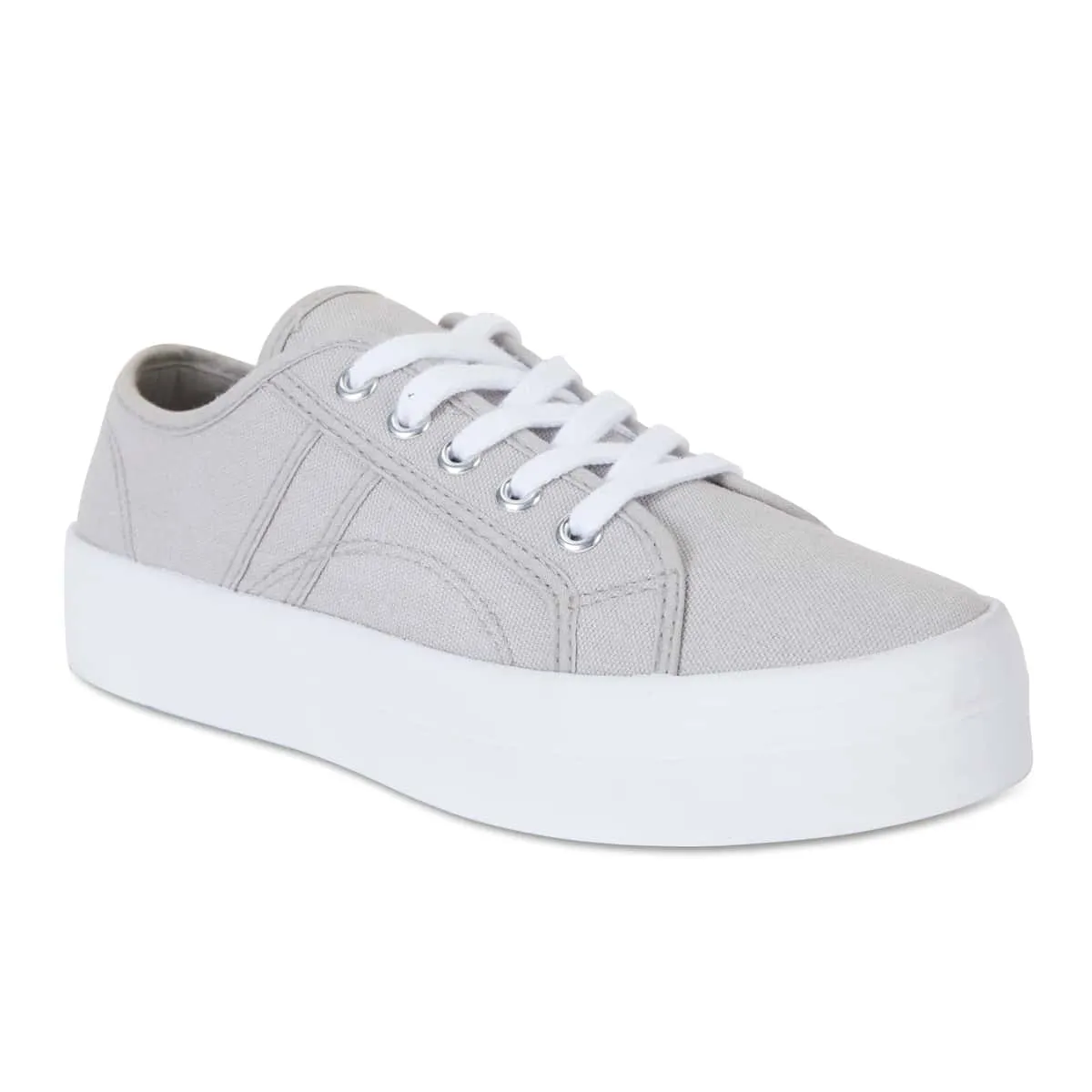 Scott Sneaker in Grey Canvas