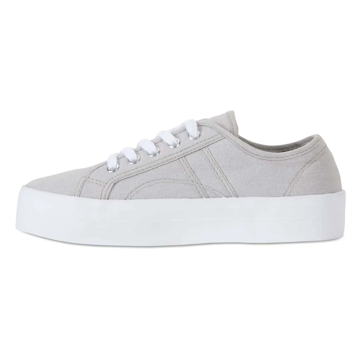 Scott Sneaker in Grey Canvas