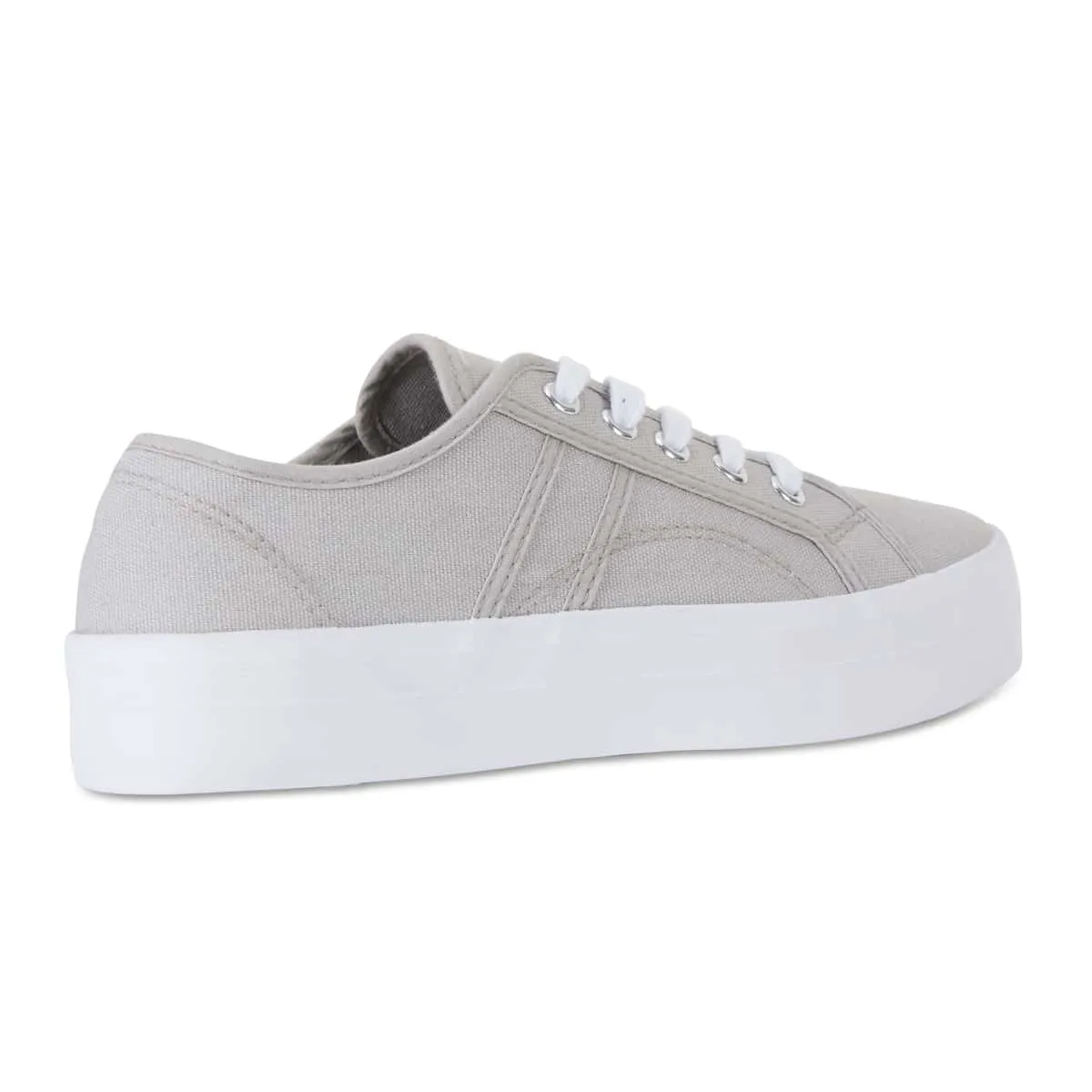 Scott Sneaker in Grey Canvas