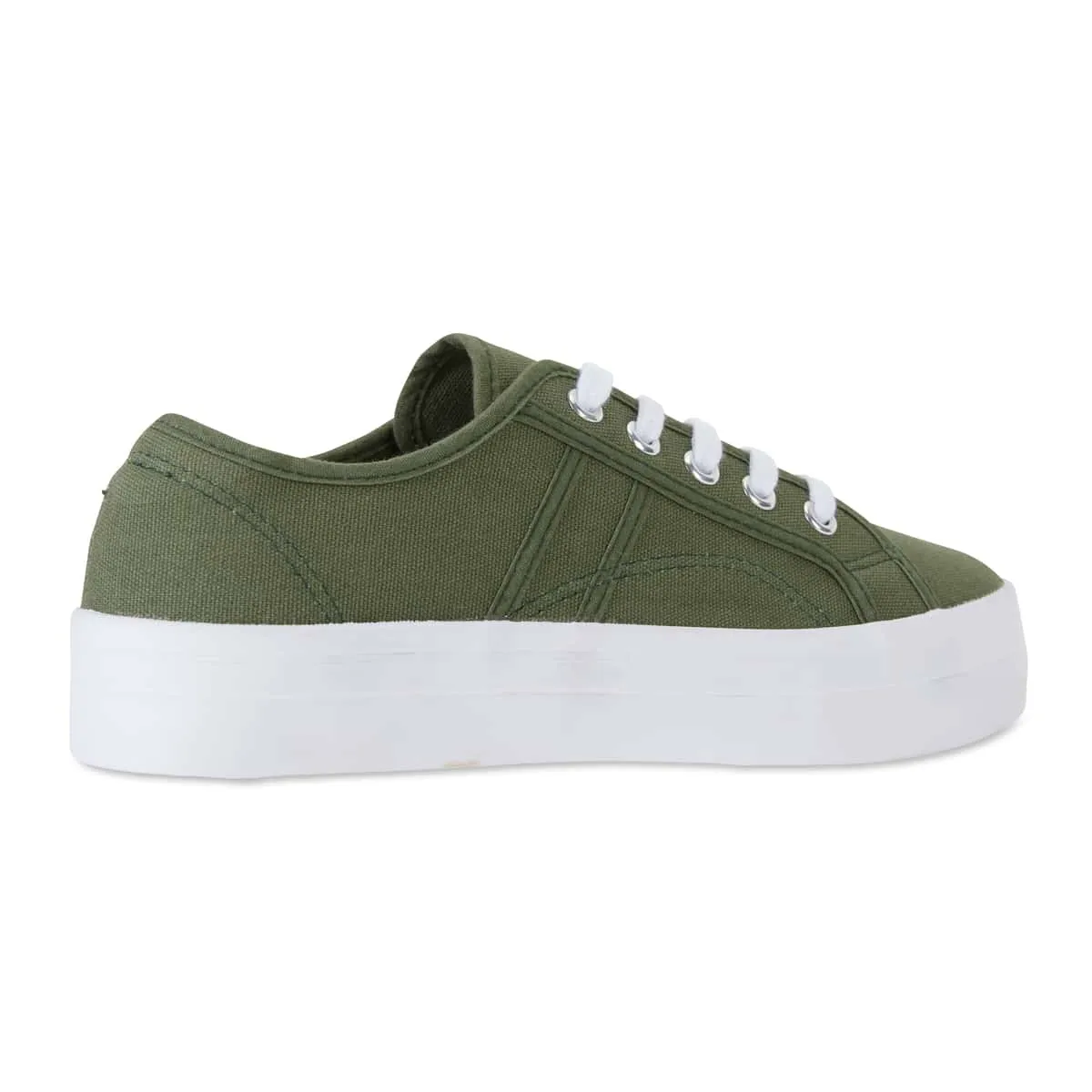 Scott Sneaker in Khaki Canvas