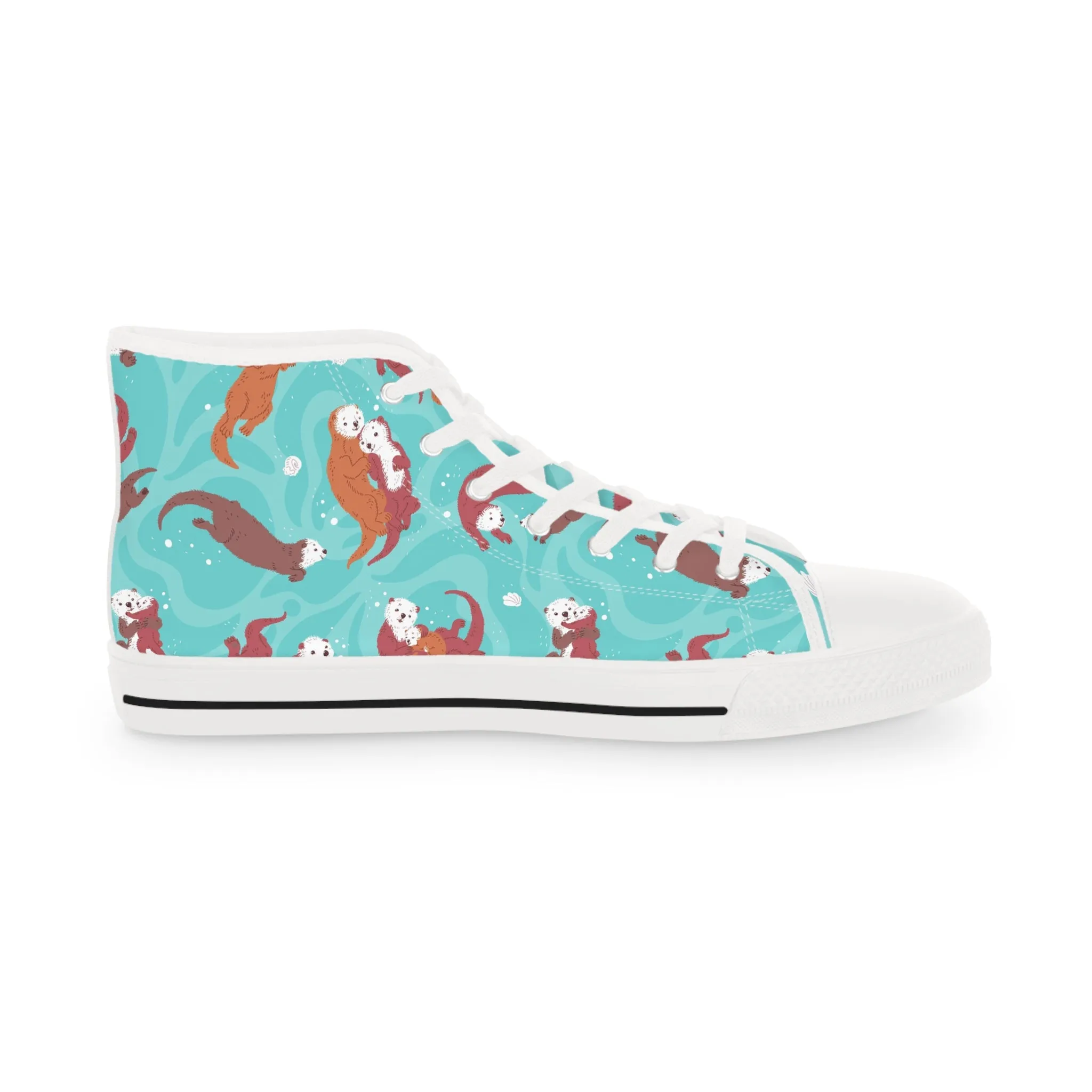 Sea Otter Men's High Top Sneakers