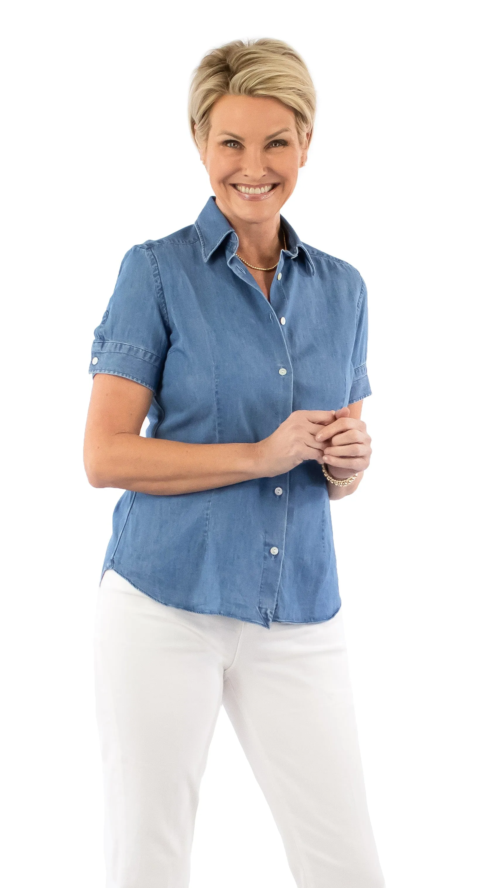 Simona Shirt - Light Denim