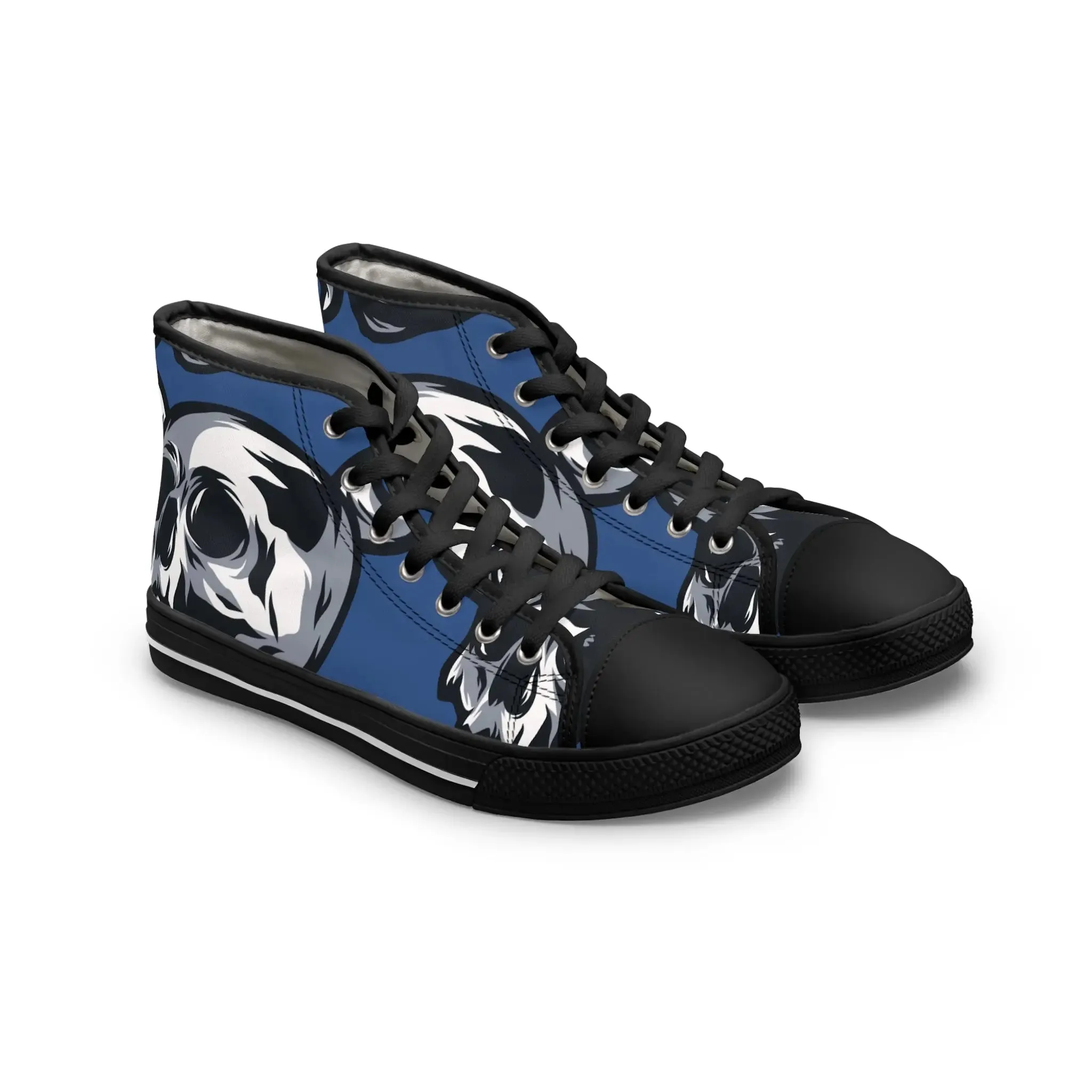 Sneakers Women's High Top Skulls