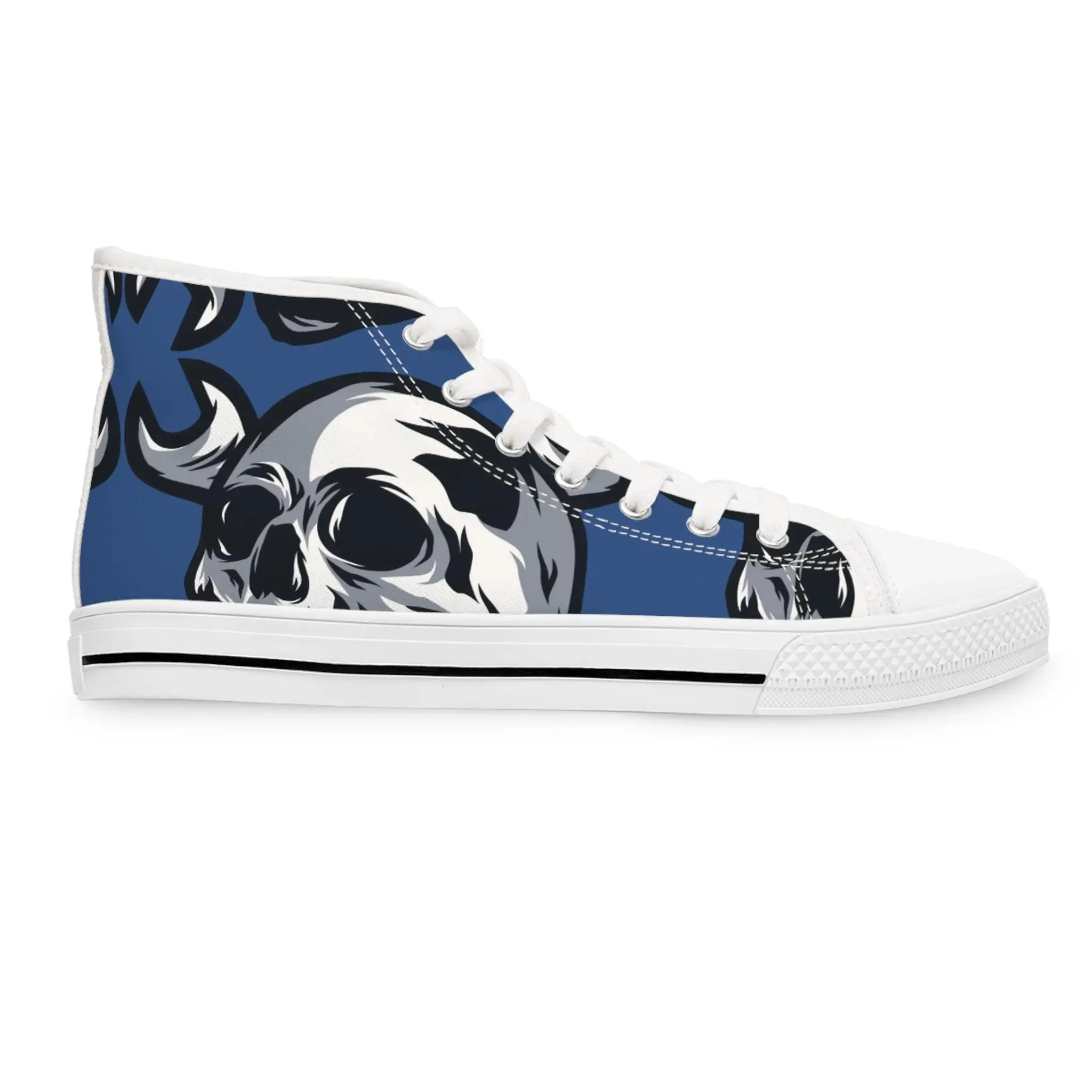 Sneakers Women's High Top Skulls