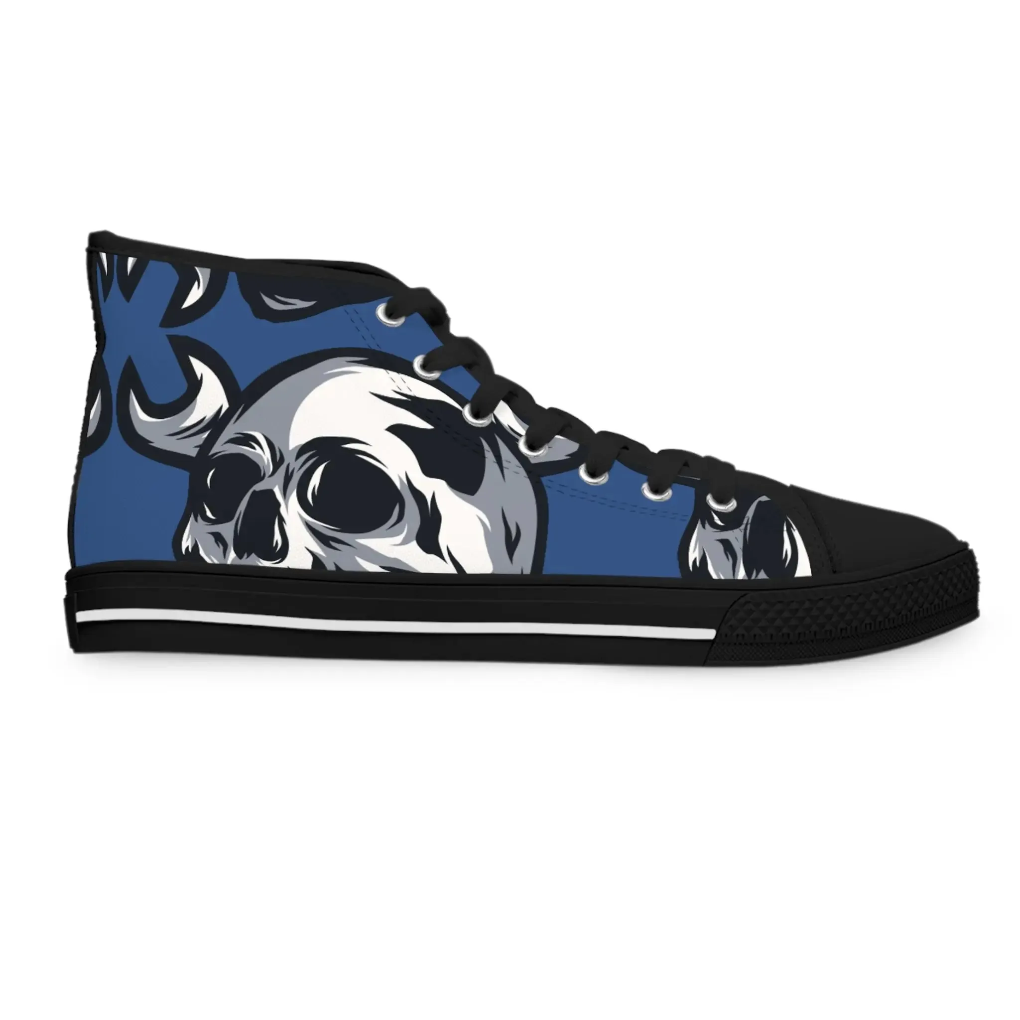 Sneakers Women's High Top Skulls