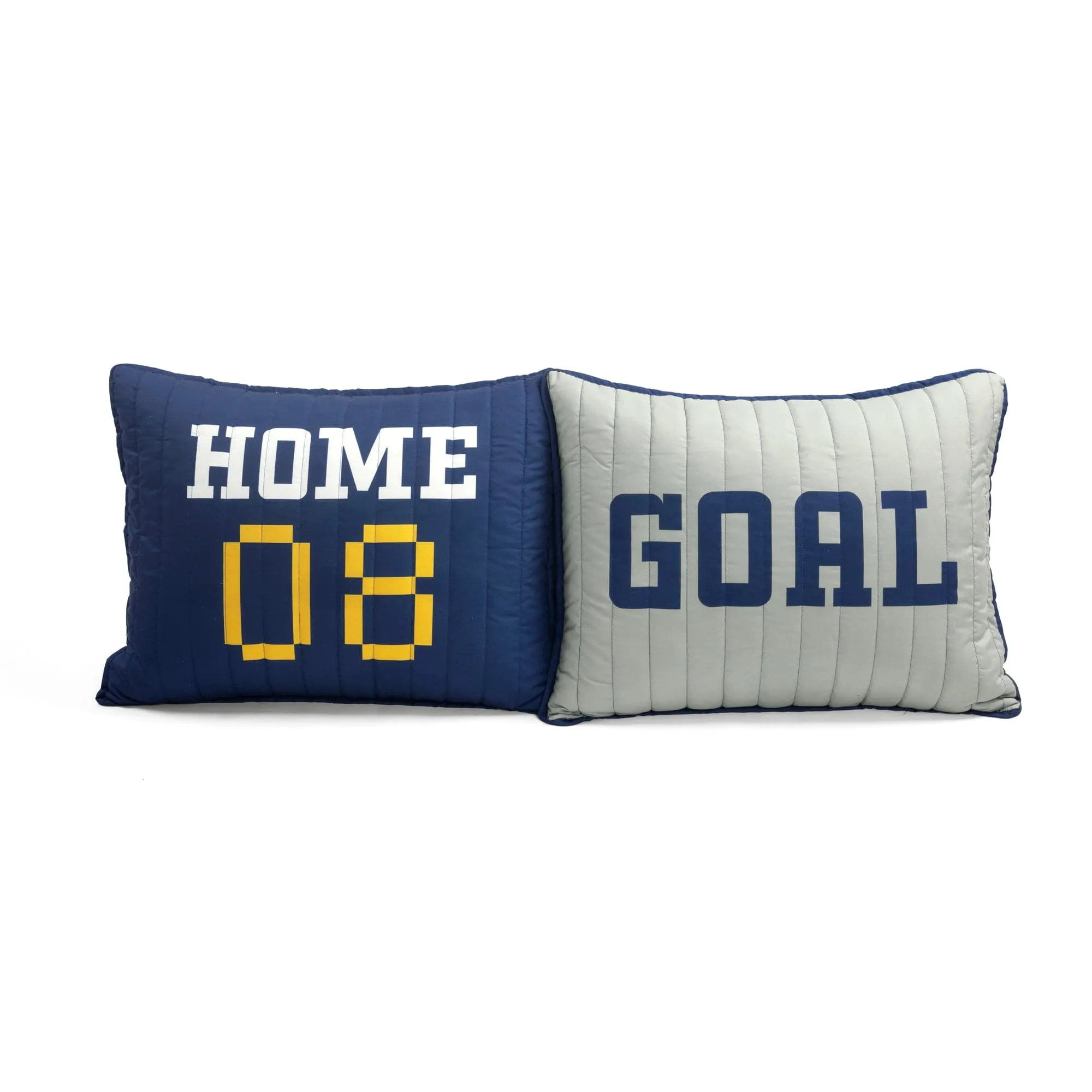 Soccer Game Reversible Oversized Quilt Set