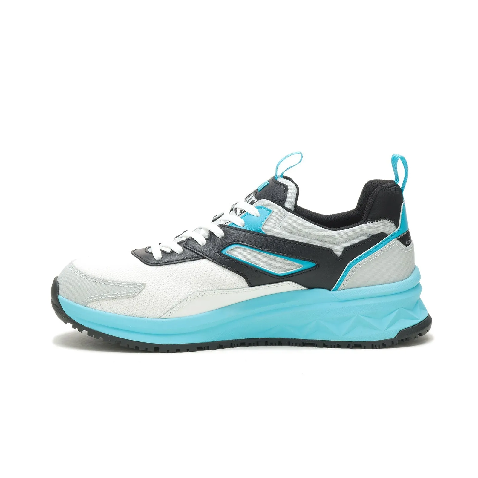 Streamline Runner Composite-Toe Work Shoe White/Blue