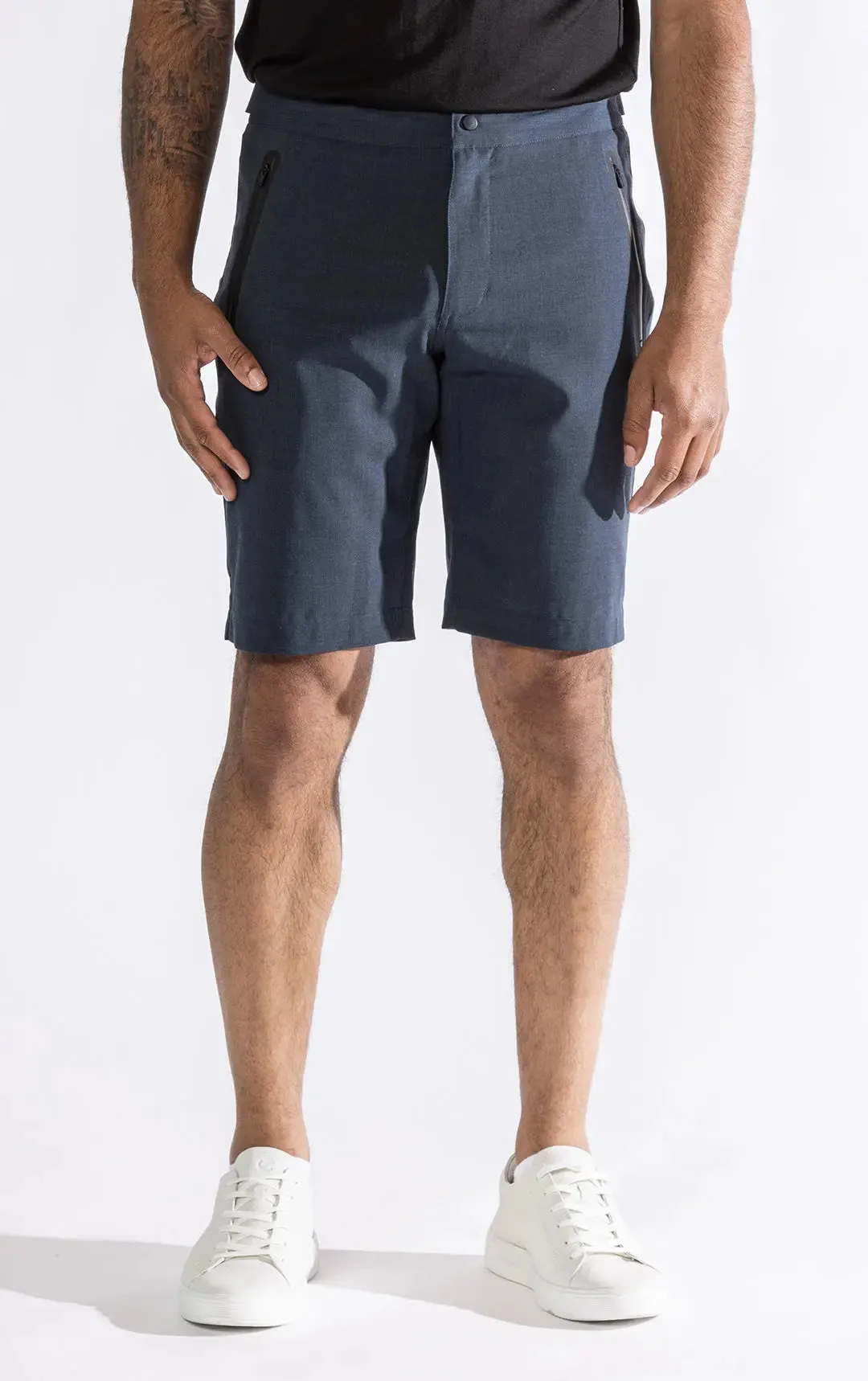 TAILORED SUMMER WOOL BLEND SHORT