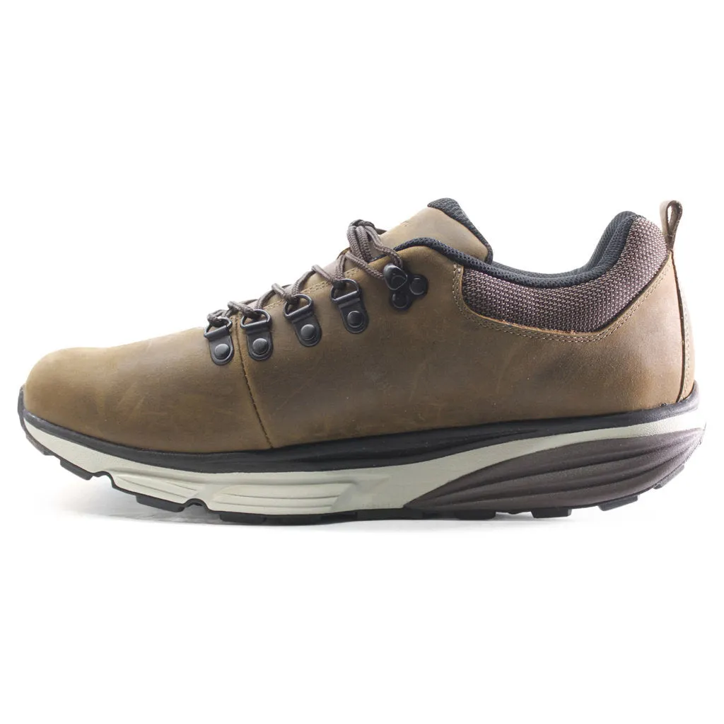 Terra Waterproof Nubuck Leather Men's Low-Top Trainers